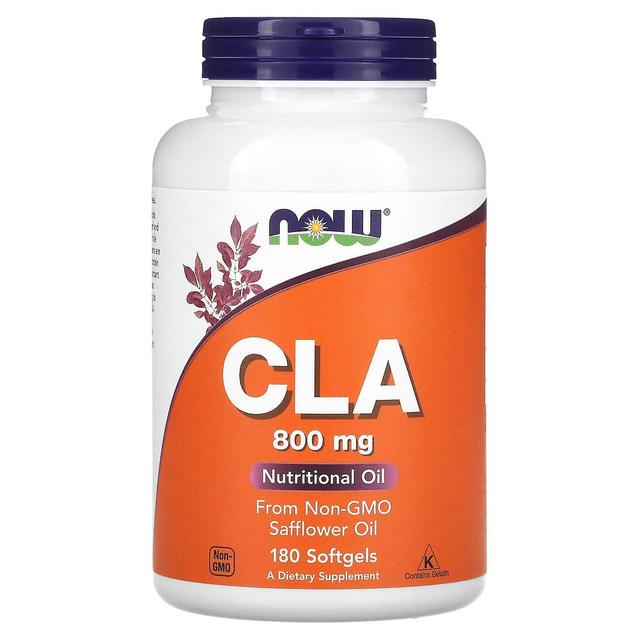 NOW Foods NOW Alimentos, CLA, 800 mg, 180 Cápsulas gelatinosas on Productcaster.