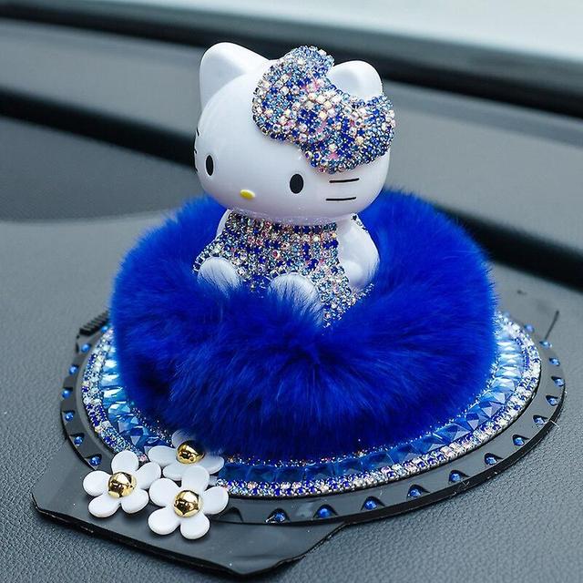 Scacv Hello Kitty Car Perfume Table Cat Car Ornament Car Perfume Diamond Interior Jewelry Center Console Noble Ornament Birthday Gift on Productcaster.