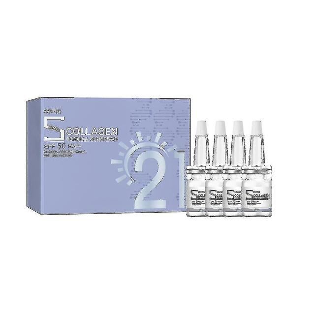 4kpl aurinkovoidetta Collagen Sunscreen Essence 5ml-8kpl on Productcaster.