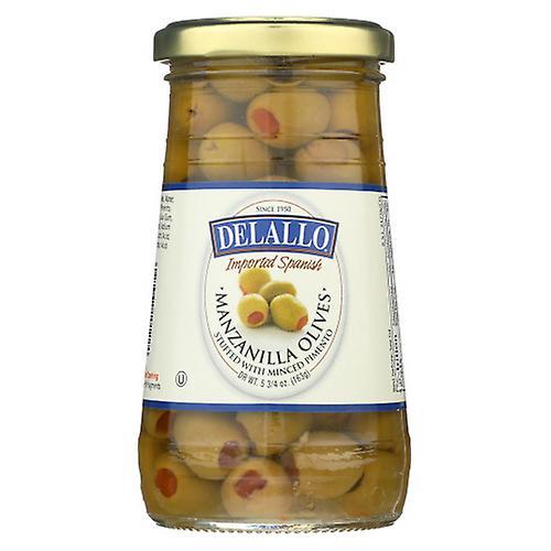 Delallo Stuffed Manzanilla Olives, 5.75 Oz (Pack of 1) on Productcaster.