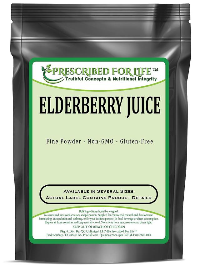 Prescribed For Life Elderberry - Pó natural do suco de fruta 1 kg (2.2 lb) on Productcaster.