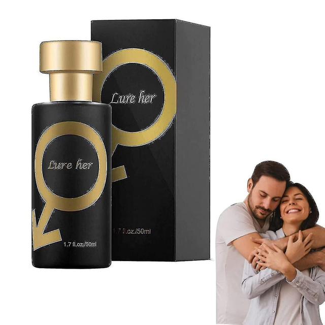 Hotime Golden Lure Pheromone Parfum, Feromone Parfum Trekken Mannen, Lok Haar Parfum, Romantische Pheromone Glitter Parfum on Productcaster.