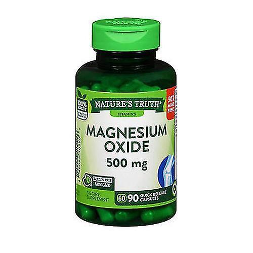 Nature's Truth Nature's Truth Magnesium Oxide Quick Release Capsules,500 Mg,90 Caps (pack Of 1)- on Productcaster.