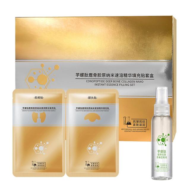 Peptídeo Espiral Deer Bone Collagen Essence Kit, Peptídeo Deer Bone Collagen Nano Instant Essence Filling Set, Anti-envelhecimento Face Serum TAO 2... on Productcaster.