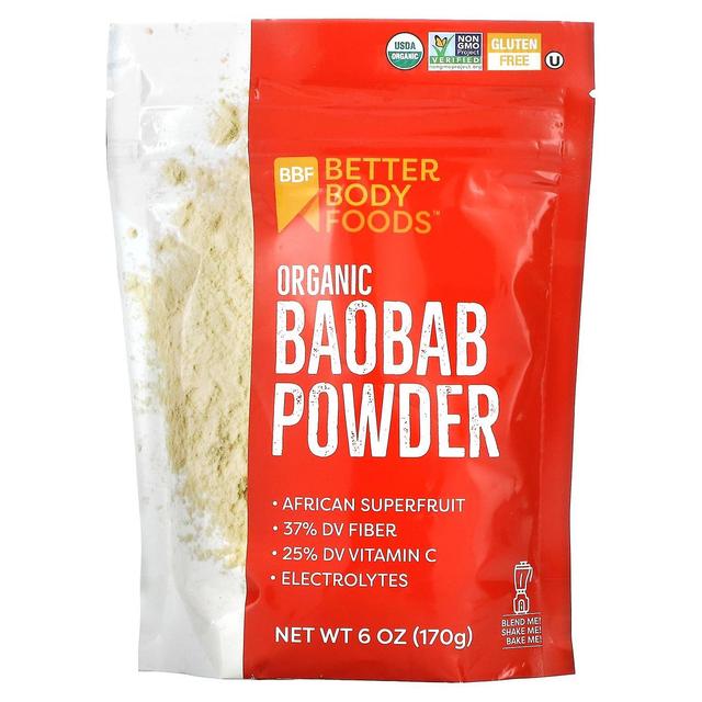 BetterBody Foods, Organic Baobab Powder, 6 oz (170 g) on Productcaster.