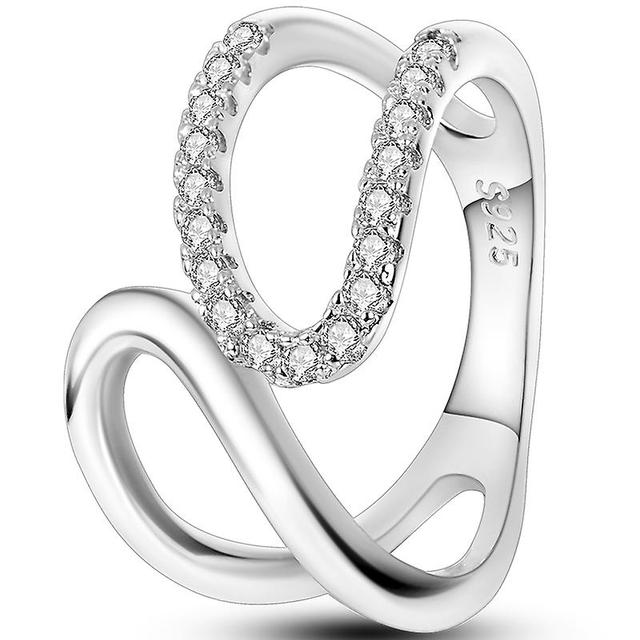 Duqi 2023 Real 925 Sterling Silver Stackable Knotted Hearts Ring for Women Ring Fine Silver Jewelry Wedding Engagement Birthday Gift KTR073 8 on Productcaster.