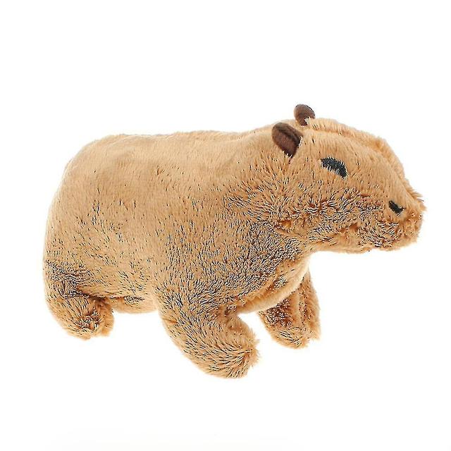 Szmtcv Capybara Rodents Plush Toy Super Soft Cartoon Animal Pillow Pp Cotton Filled Plush Aniamls Doll Brown 20cm on Productcaster.