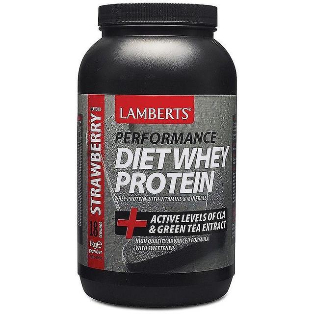 Lamberts Performance Diet Whey Protein 1000g-Strawberry (7032-1000) on Productcaster.