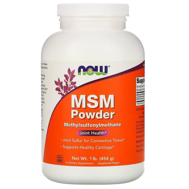 NOW Foods Nu Foods, MSM Pulver, 1 lb (454 g) on Productcaster.