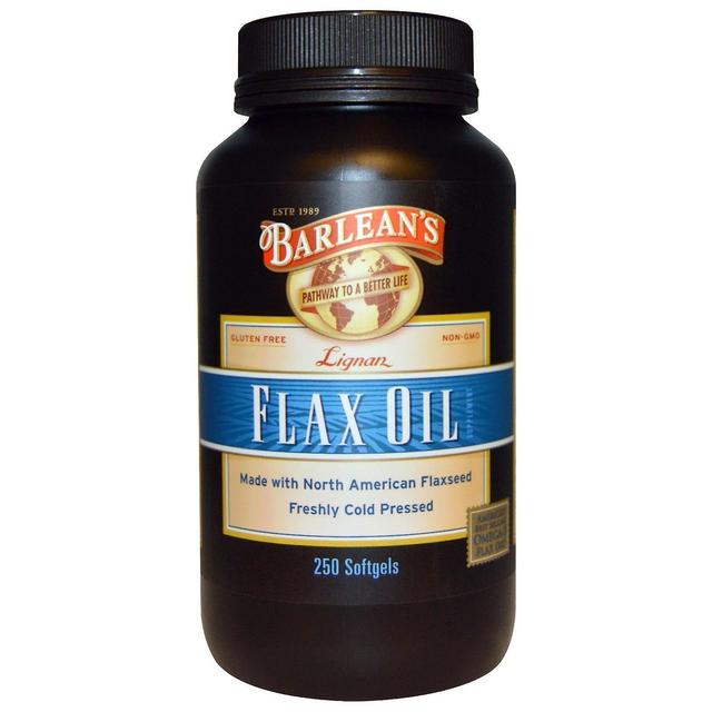 Barlean's, Lignan Flax Oil, 250 Softgels on Productcaster.