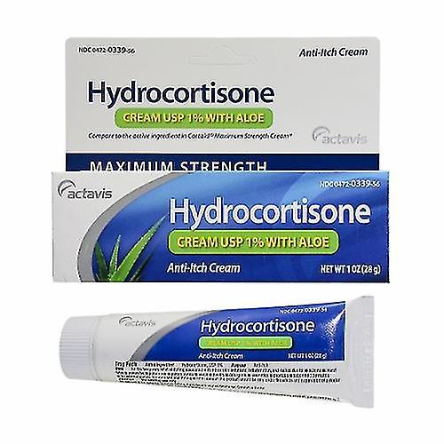 Actavis Hydrocortisone Cream 1% with Aloe, 28.4 Grams (Pack of 4) on Productcaster.