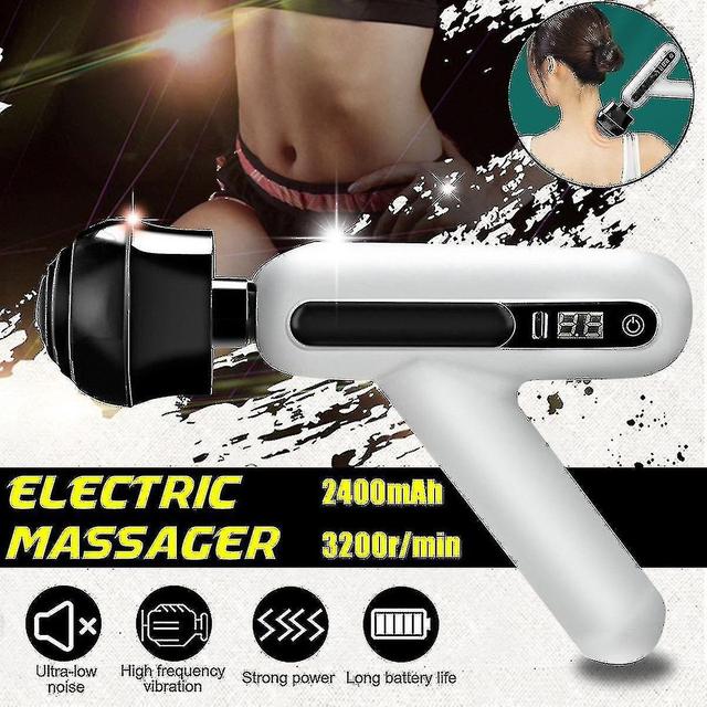 3200r/min Deep Tissue Percuss High Performance Massar 12 Ar Speeds 2400mah + Ergonomic Massa on Productcaster.