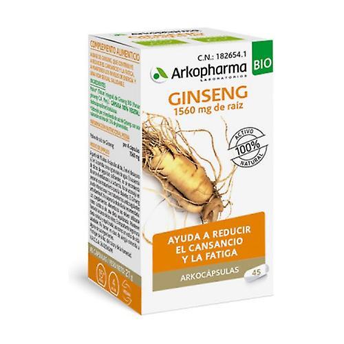 Arkopharma Arkocapsulas Ginseng Bio 45 capsules on Productcaster.