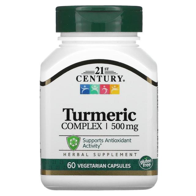 21st Century, Turmeric Complex, 500 mg, 60 Vegetarian Capsules on Productcaster.