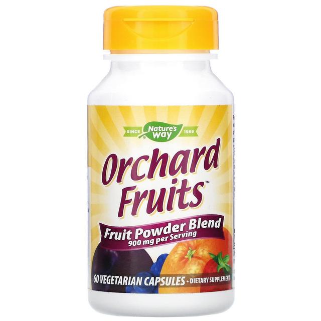 Nature's Way, Orchard Fruits, Fruit Powder Blend, 450 mg, 60 Vegetarian Capsules on Productcaster.