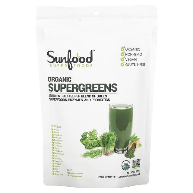 Sunfood Protetores solares, Supergreens orgânicos, 8 oz (227 g) on Productcaster.