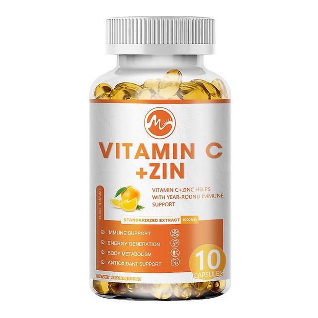 Tib Minch Vitamin C 1000mg With Zinc 20mg Capsule For Support Cellular Energy Production And Collagen Formation Immune System Supple 10 capsules on Productcaster.