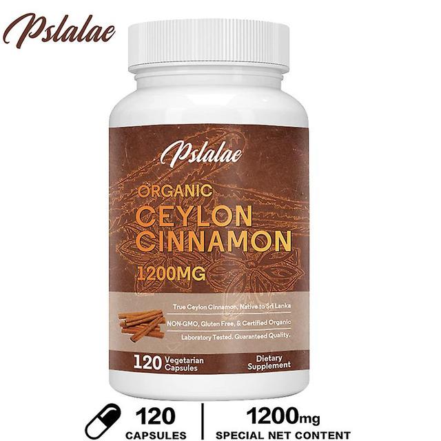 Visgaler Authentic Ceylon Cinnamon Capsules - Joints, Inflammation, Antioxidants, Glucose Metabolism Support Genuine Sri Lankan Cinnamon 120 Capsules on Productcaster.