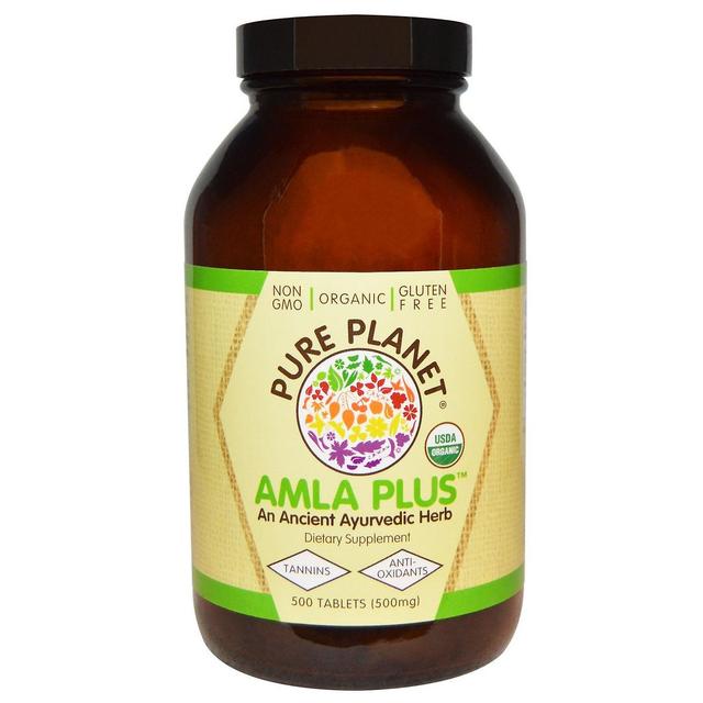 Pure Planet, Amla Plus, 500 mg, 500 Tabletter on Productcaster.