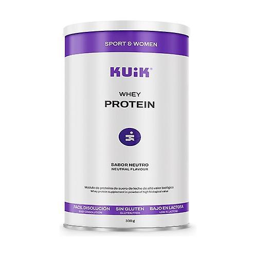 Kuik Sports Neutral flavor whey protein 330 g of powder on Productcaster.