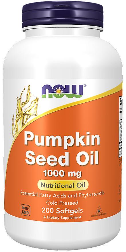 Now Foods Pumpkin Seed Oil 1000 mg Unflavoured 200 Softgels on Productcaster.