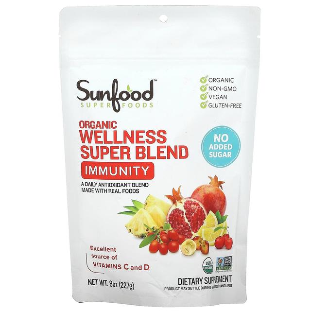 Sunfood Solmat, Ekologisk Wellness Super Blend, Immunitet, 8 oz (227 g) on Productcaster.