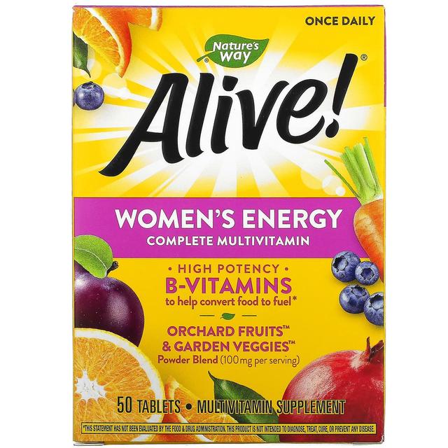 Nature's Way, Alive! Women's Energy Complete Multivitamin, 50 Tablets on Productcaster.