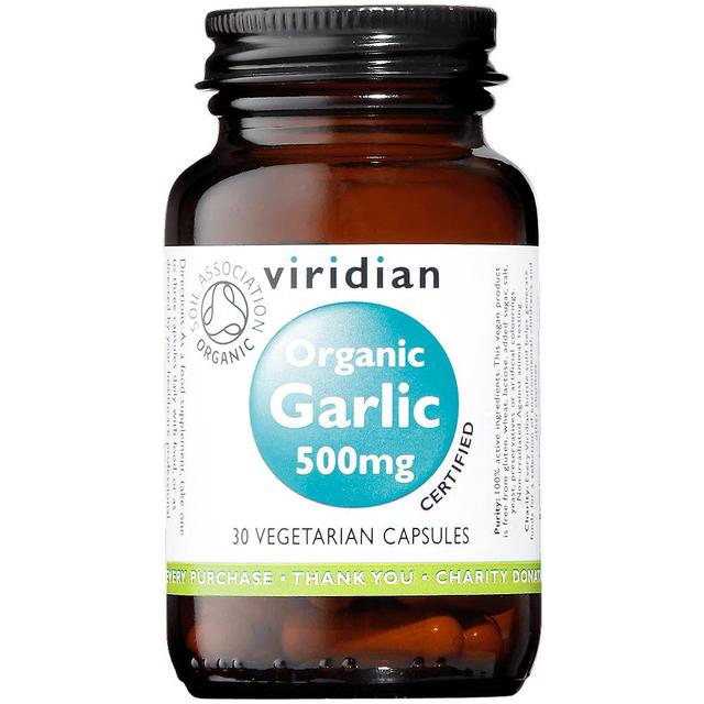 Viridian organic garlic 500mg 30's on Productcaster.