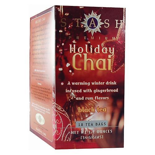 Stash Tea Holiday Chai Black Tea, 18 Count (Pack of 6) on Productcaster.