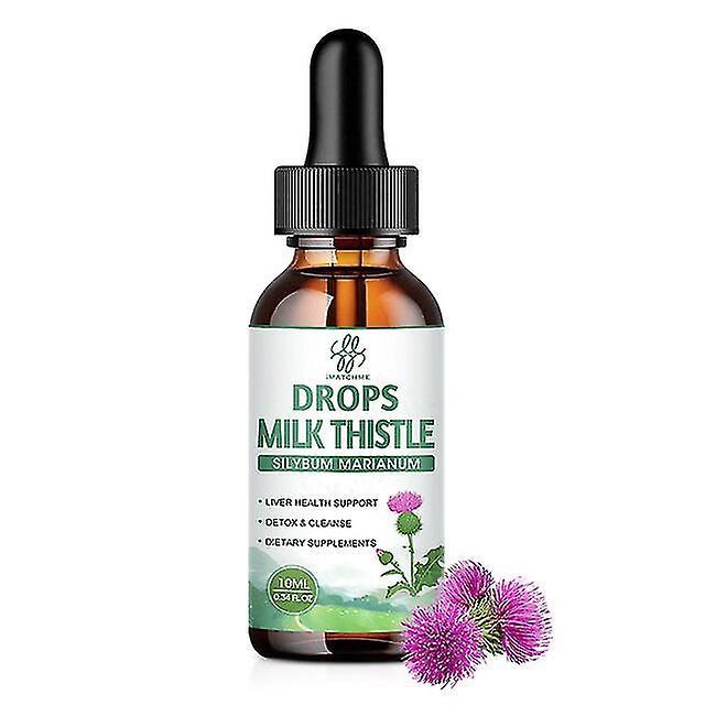 Herbal Milk Thistle Extracts Drops Detox Clean Body Protect Liver Versterken immuniteit Lagere bloedsuikerspiegel Product on Productcaster.