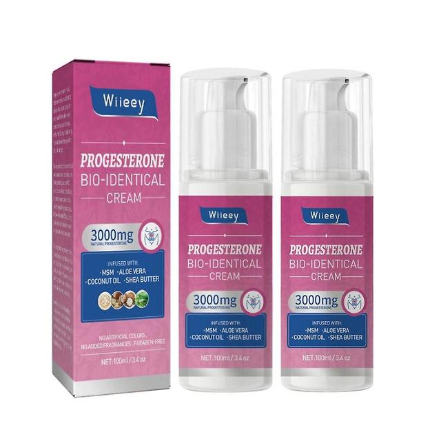 2x Progesterónový krém na menopauzu pre ženy v strednom a staršom veku regulujúci náladu Menopauzálny nce krém nces hladiny progesterónu on Productcaster.