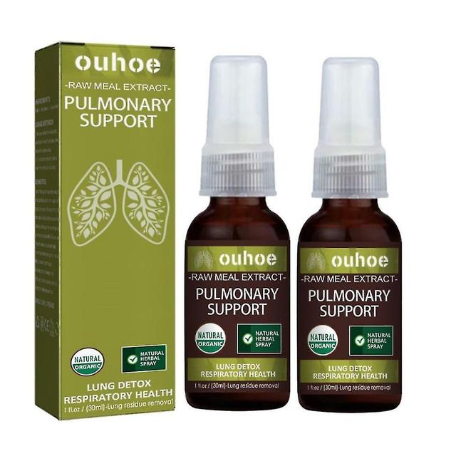 1-3pcs Breathdetox Spray de limpieza pulmonar a base de hierbas, Bruma de limpieza pulmonar a base de hierbas - Poderoso apoyo pulmonar Nuevo 2pcs on Productcaster.