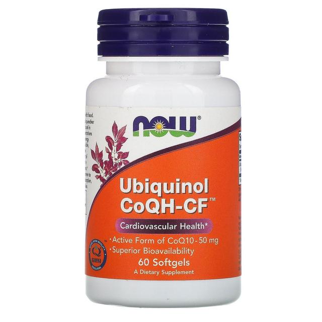 Now Foods, Ubiquinol CoQH-CF, 60 Softgels on Productcaster.