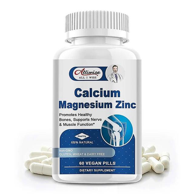 Capsule complete di collagene osseo con calcio vegetale Funzione del sistema immunitario Ossa forti Denti Cuore Salute dei nerviTIB TIB . 60pc on Productcaster.