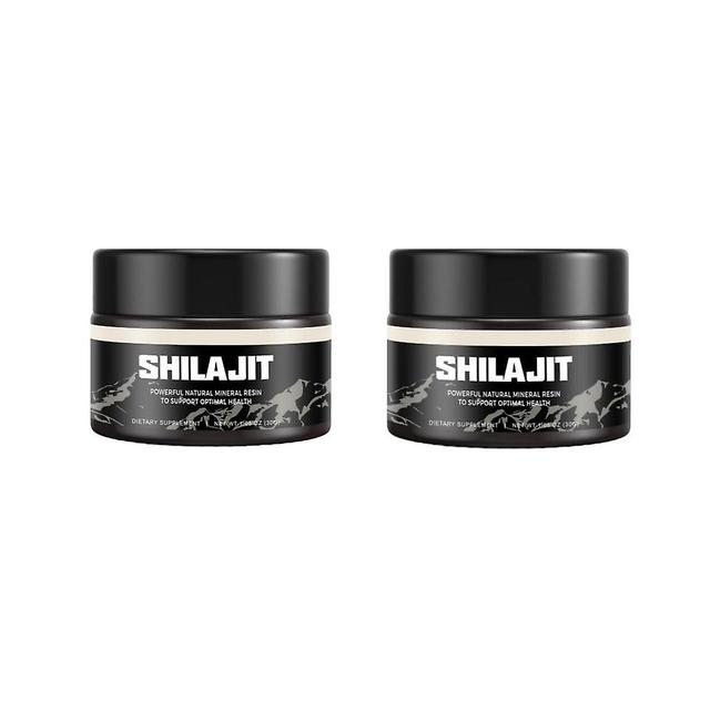 Himalájska pasta Shilajit, prírodná organická živica obsahujúca viac ako 85 stopových minerálov two bottles on Productcaster.