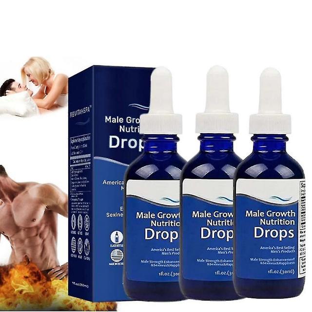 REVITAHEPA Gouttes de nutrition pour la croissance masculine, gouttes d’avantages Blue Direction pour hommes - XC 3pcs on Productcaster.