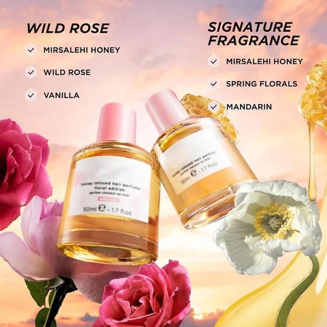 Lisade Honey Infused Hair Perfume, Honey Perfume with Sweet Notes of Honey Blended into Spring Florals, Natural Hair Perfume for Women 1pcs on Productcaster.