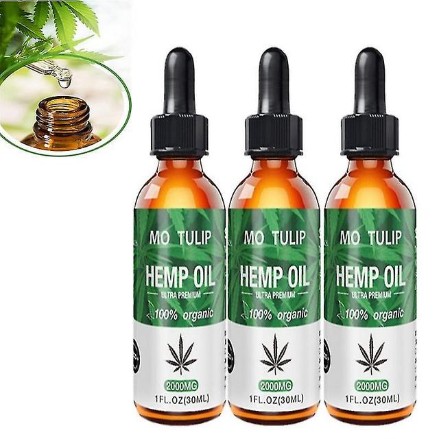 Trokphy Herbal Oil For Pain Relief Anxiety Sleep Anti Inflammatory Extract Drops Massage Oil 3pcs on Productcaster.