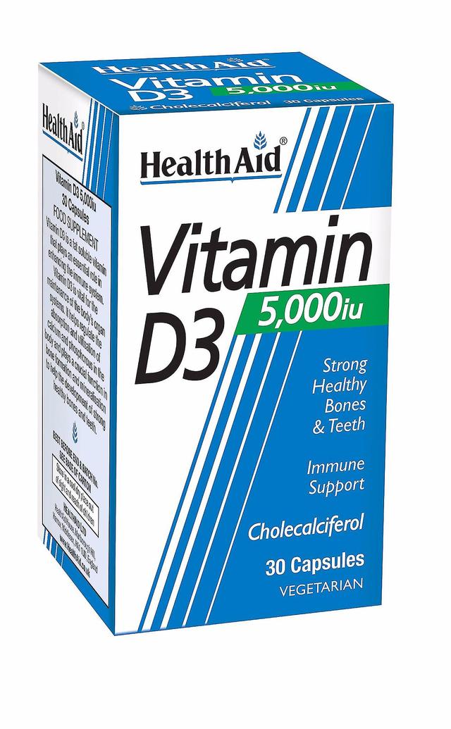 , Vitamin D3 5000iu, 30 veg caps on Productcaster.