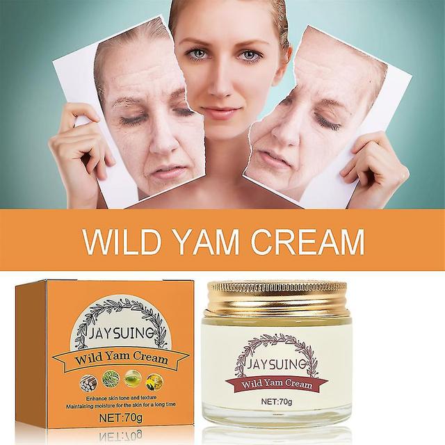 70g Natural Wild Yam Cream - Essential Menopause Relief & Support on Productcaster.