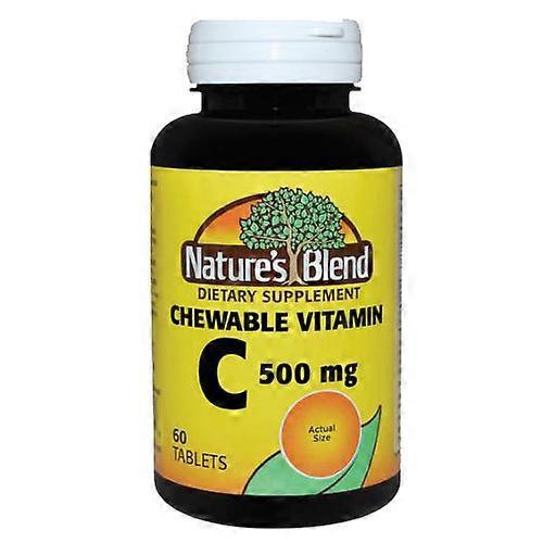 Nature's Blend Vitamin C Chewable, 500 mg, 60 Tabs (Pack of 1) on Productcaster.