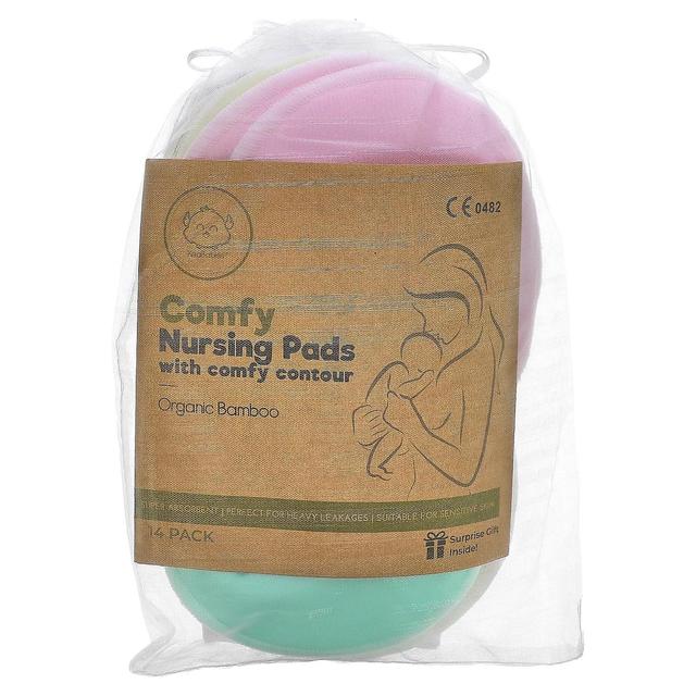 KeaBabies, Comfy Nursing Pads, Pastel Touch, 14 Pack on Productcaster.