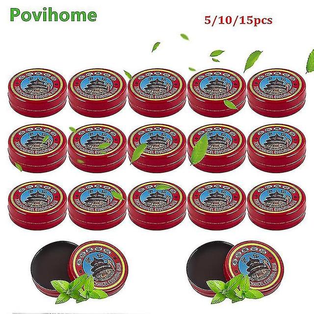 5/10/15pc Golden Tower Cooling Oil Mint Tiger Balm Mosquito Bite Itching Cr 10pcs on Productcaster.