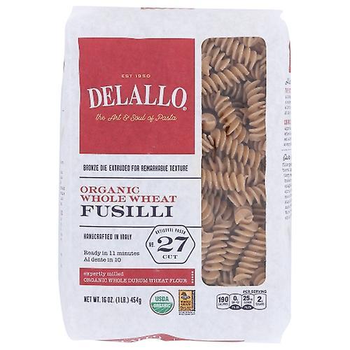 Delallo Pasta Whlwht Fusilli, Case of 16 X 16 Oz (Pack of 1) on Productcaster.