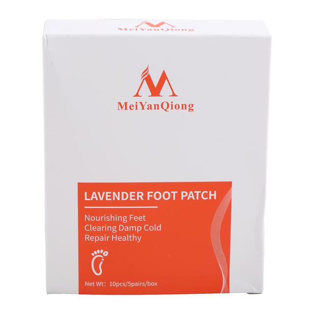 unbrand 10pcs/lot Lavender Detox Foot Patches Pads Nourishing Repair Improve Sleep Bamboo Vinegar With Adhesive Plaster on Productcaster.