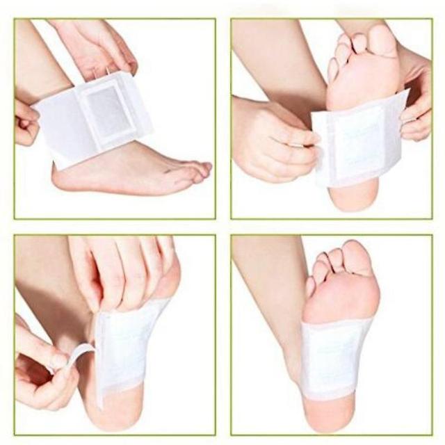 Qian 200pcs=(100pcs Patches+100pcs Adhesives) Detox Foot Patches Pads Body Toxins Feet Slimming Cleansing Herbaladhesive Hot Fb on Productcaster.