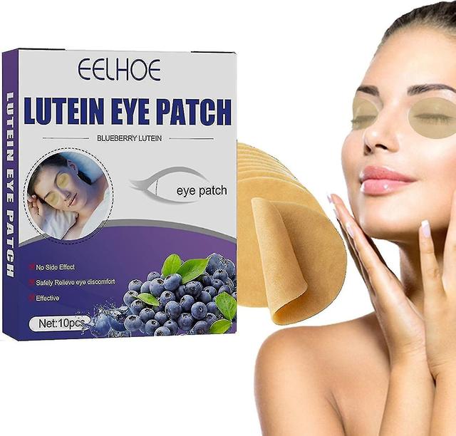 10pcs Blueberry Lutein Eye Patch, Relax Relieve Eye Fatigue Protect Eyesight Under Eye Patches Eye Care Reliever_si on Productcaster.