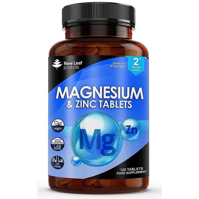 New Leaf Magnesium supplement 516mg with zinc - vegan magnesium tablets high strength on Productcaster.