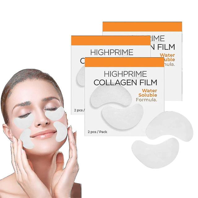 Korea Highprime Collagen Soluble Film, Anti-ageing Smooths Out Fine Lines And Wrinkle, Highprime Collagen Film (3 Boxes) Qxuan 3 boxes 6pcs on Productcaster.