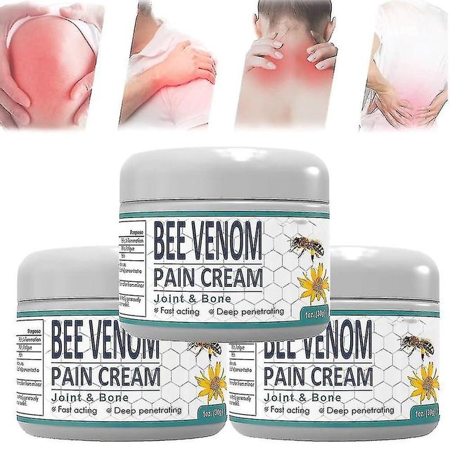 Bee Venom Joint Relief Cream, New Zealand Bee Venom Cream, Joint And Bone Cream, Provides For Back Neck Hands Feet Joints_PHC02 3pcs on Productcaster.